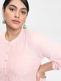 Diza Embroidered Pink Kurta