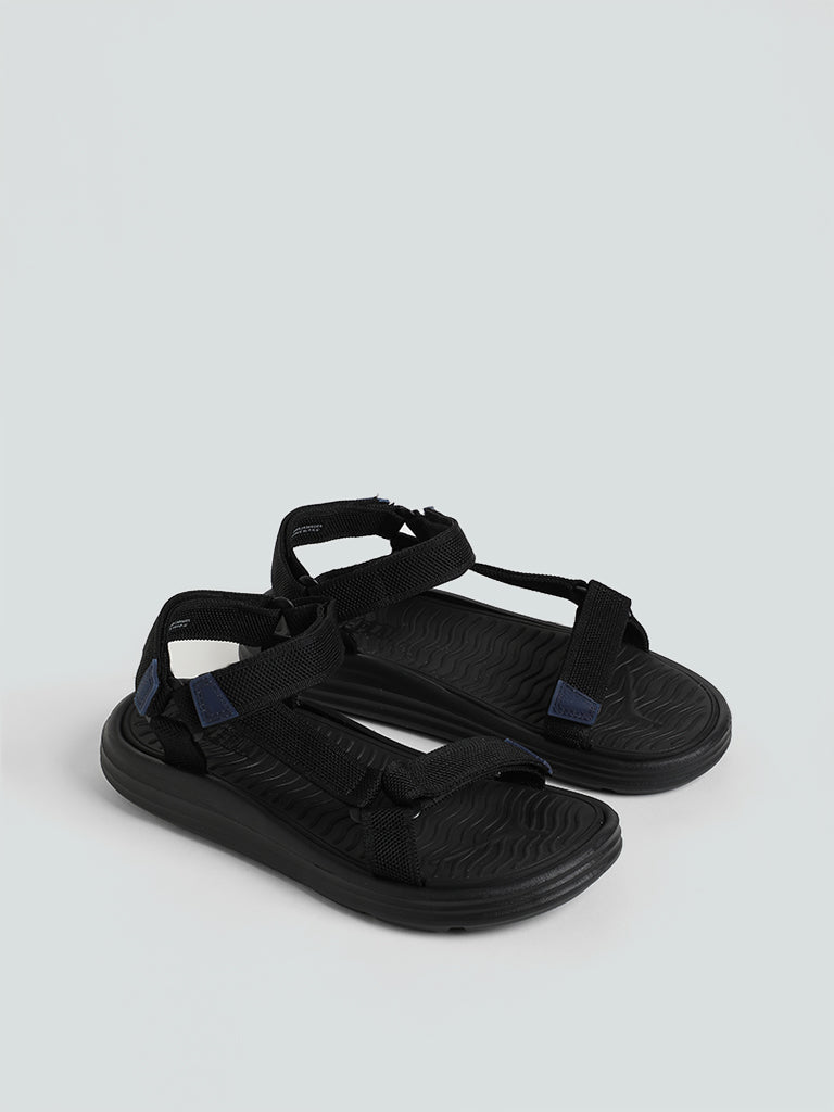 SOLEPLAY Black Sporty Sandals