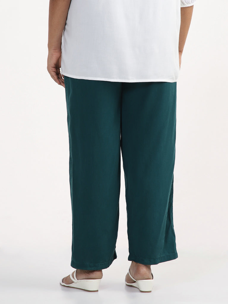 Gia Solid Teal Capris