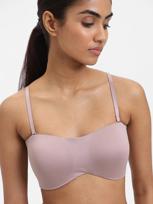 Wunderlove Plain Light Taupe Non Wired Padded Bra