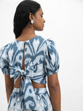 Bombay Paisley Blue Printed Top