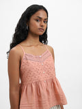 Bombay Paisley Peach Top