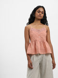 Bombay Paisley Peach Top