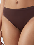 Wunderlove Dark Brown Hi-Leg Invisible Briefs