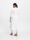 Diza Cut Work White Kurta