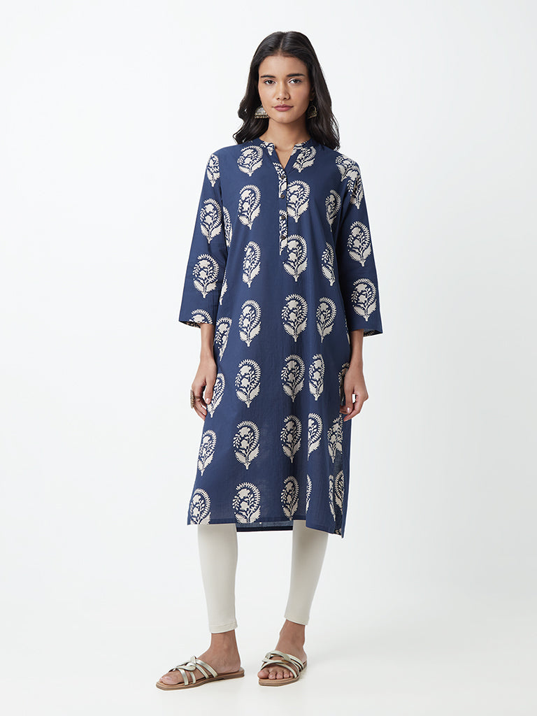 Utsa by Westside Yellow Stripe Print A-Line Kurta Price in India, Full  Specifications & Offers | DTashion.com