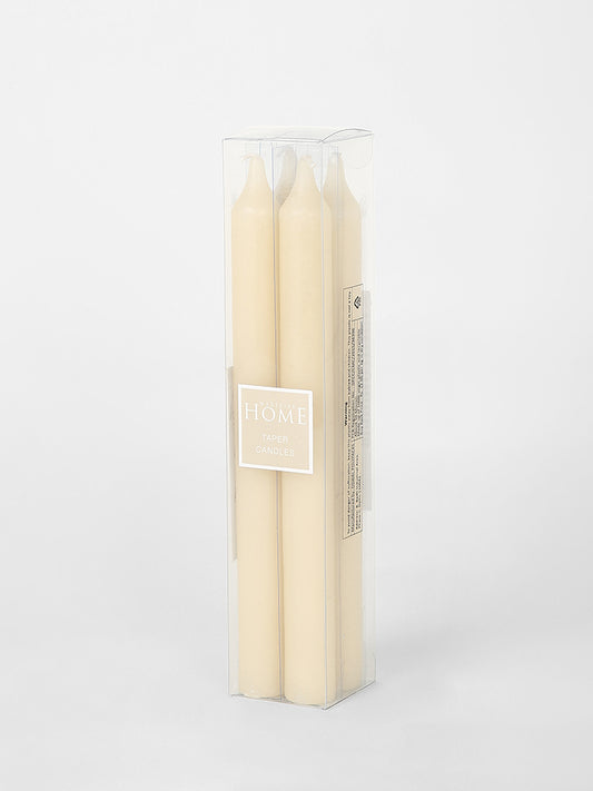 Westside Home Ivory Taper Candles (Pack of 4)