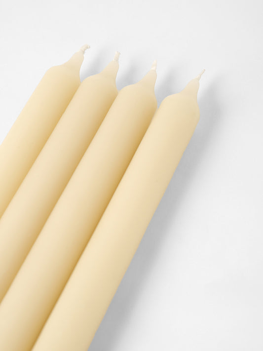 Westside Home Ivory Taper Candles (Pack of 4)