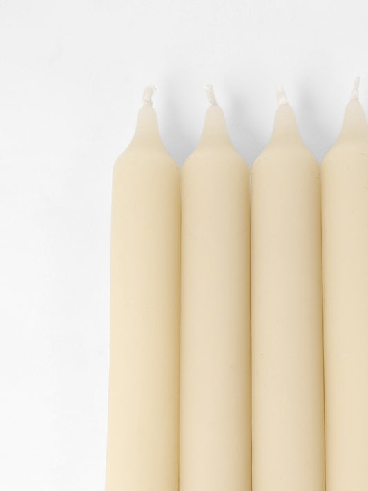 Westside Home Ivory Taper Candles (Pack of 4)