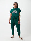 Superstar Emerald Green Ribbed Joggers