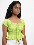 Bombay Paisley Lime Top