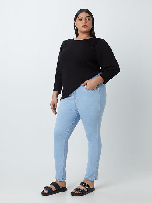 Gia Curves Light Blue Jeggings