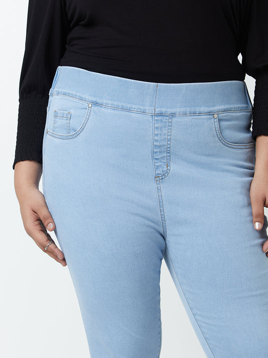 Gia Curves Light Blue Jeggings