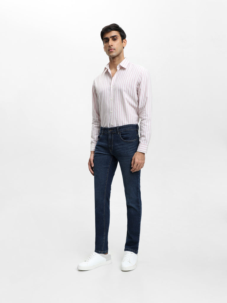 Ascot Mid Blue Relaxed - Fit Mid - Rise Jeans