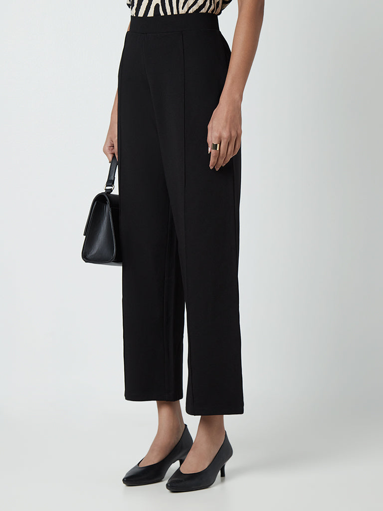 Wardrobe Black Flared Trousers
