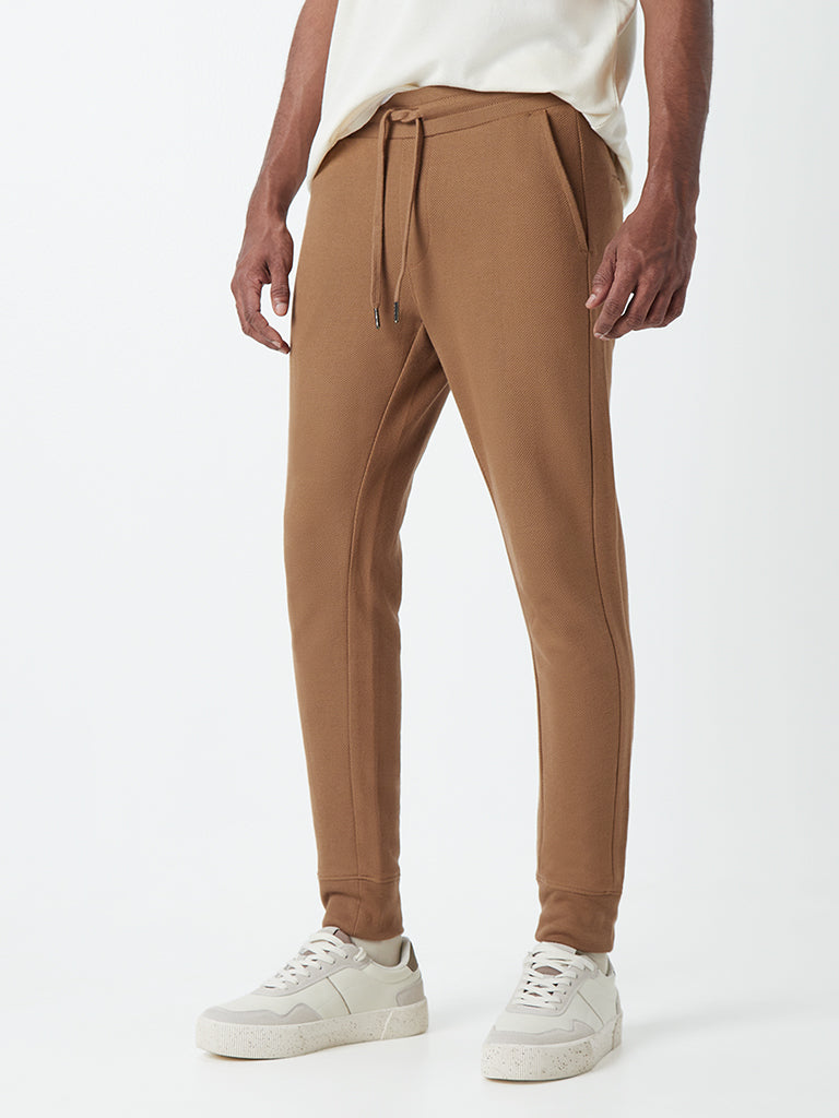 Sports cotton joggers - Brown - Men | H&M IN