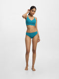 Wunderlove Plain Dark Green Seamless Cheeky Brief