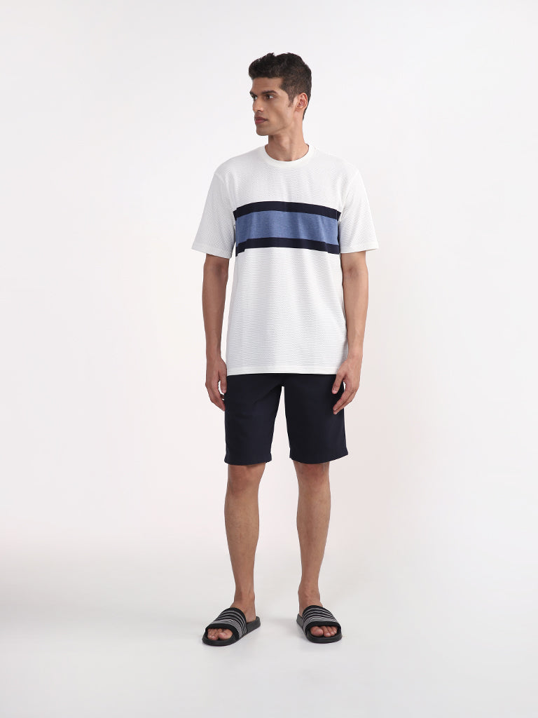 WES Lounge Off-White Relaxed-Fit T-Shirt