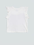 HOP Kids Printed Mint-Colored T-Shirt