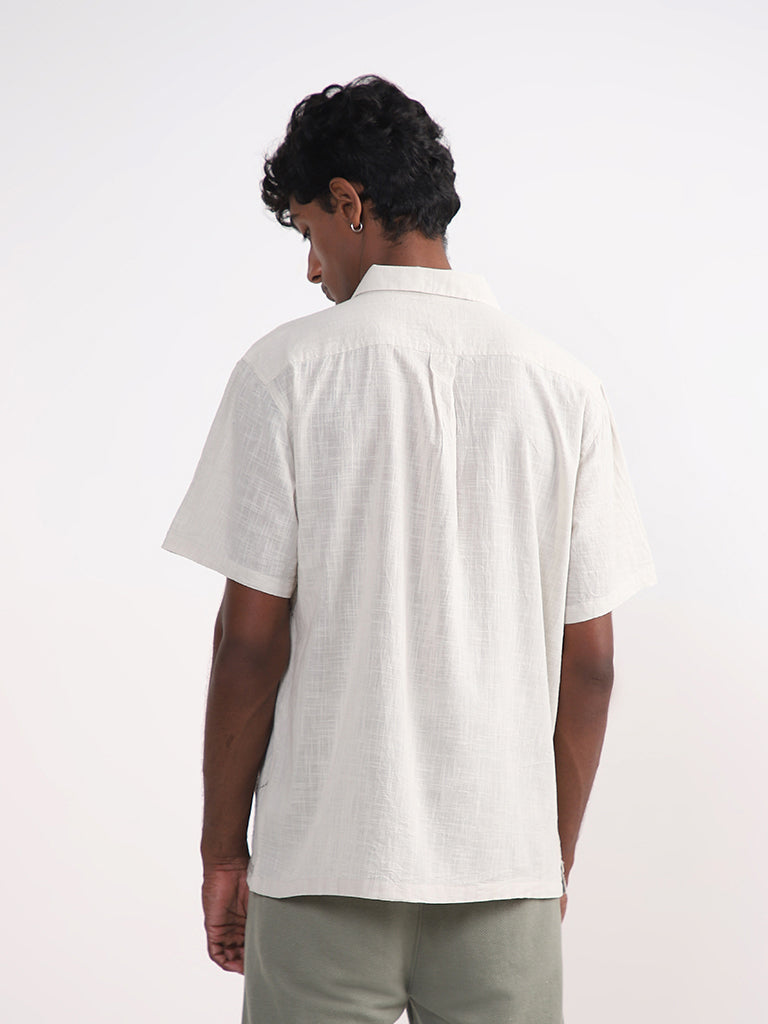 ETA Embroidered Light Sage-Geen Resort Fit Shirt