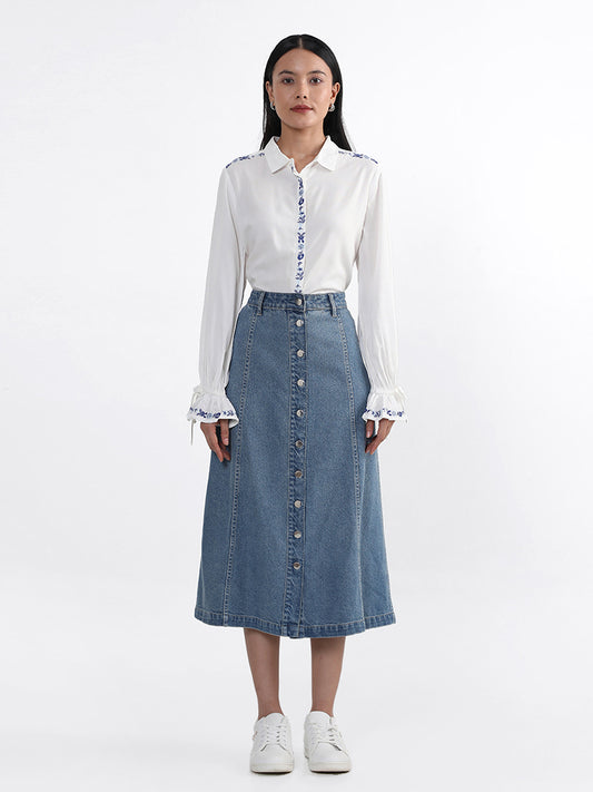 LOV Mid Blue Skirt