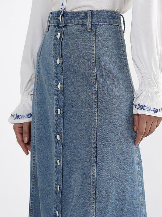 LOV Mid Blue Skirt