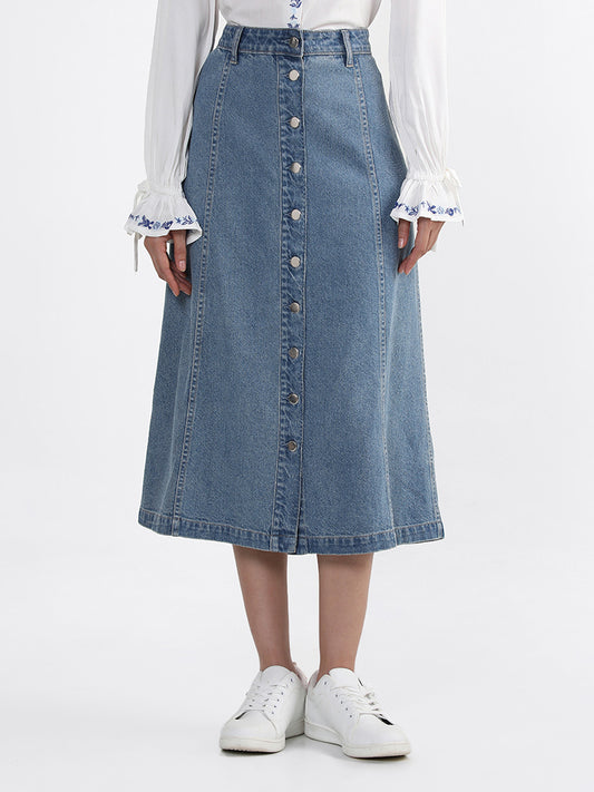LOV Mid Blue Skirt