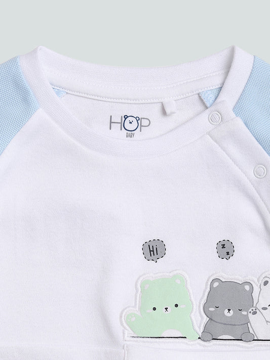HOP Baby Blue T-Shirt & Pant Set