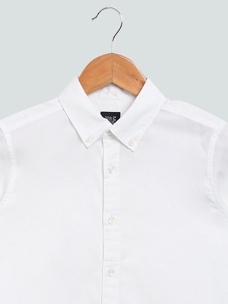 Y&F Kids White Intern Shirt