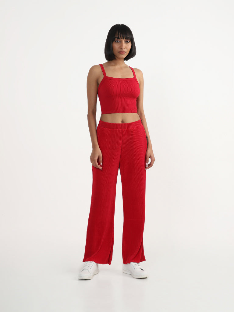 Superstar Plain Red Camisole